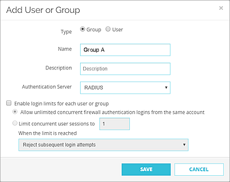 Screenshot of the Add User or Group window.